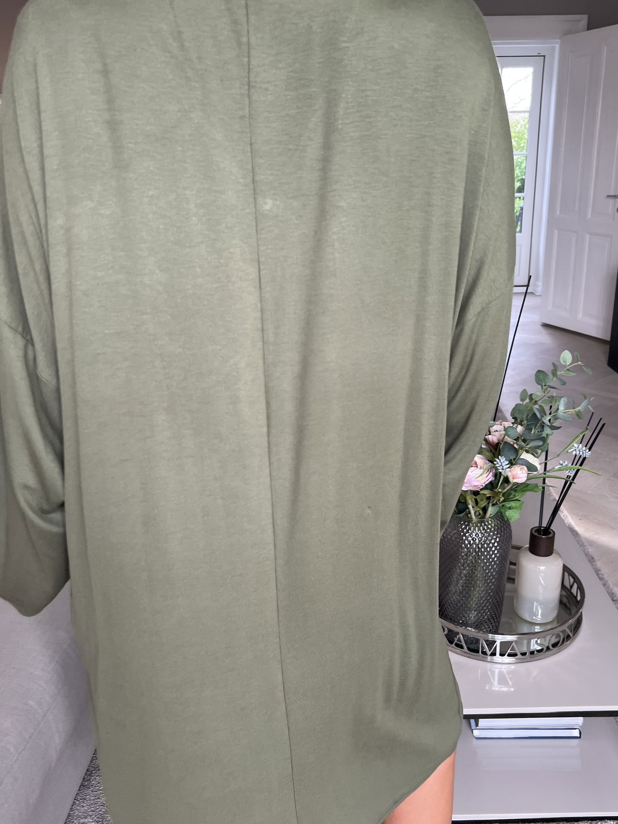 Lorenza plain - Tunikakjole i jersey med lynlås